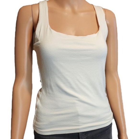 naked wardrobe Tops - Naked Wardrobe Square Neck Tank White Extra Large
